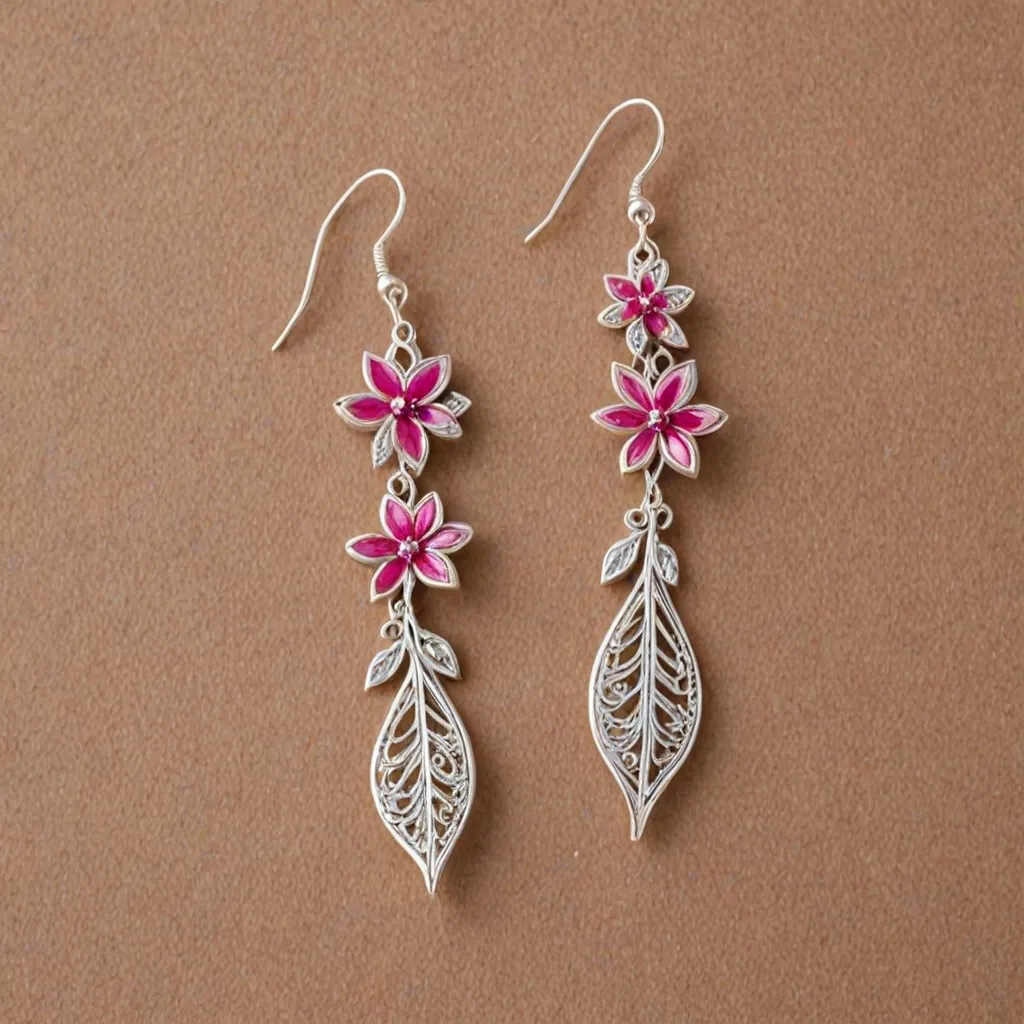 Jakie kolczyki wybrać do fuksjowej sukienki?