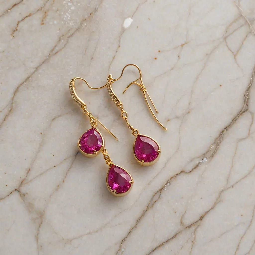 Jakie kolczyki wybrać do sukienki w kolorze fuksji?