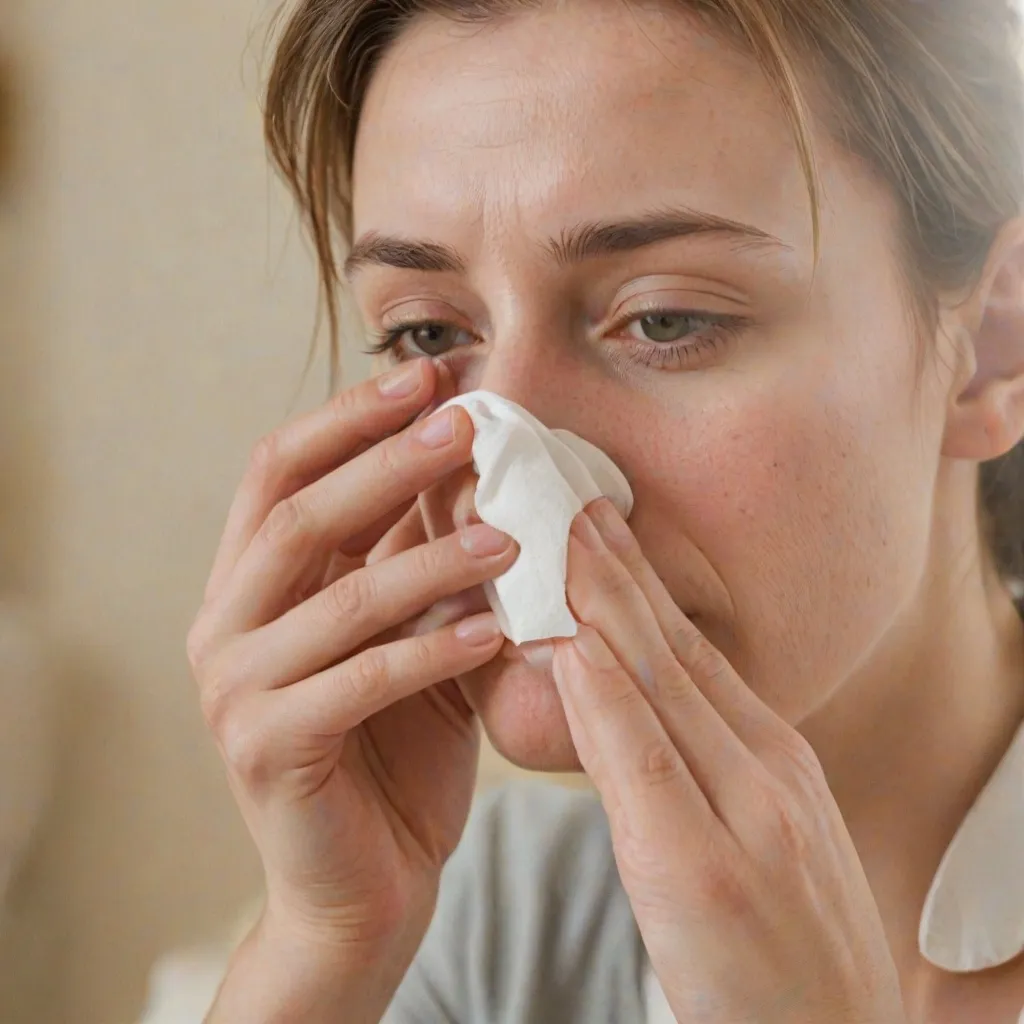 Jakie są skuteczne sposoby na zatamowanie krwotoku z nosa?