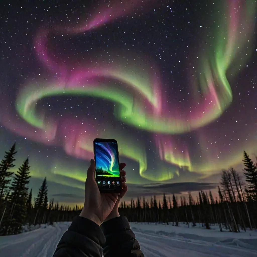 Jak zrobić zdjęcie zorzy polarnej smartfonem?