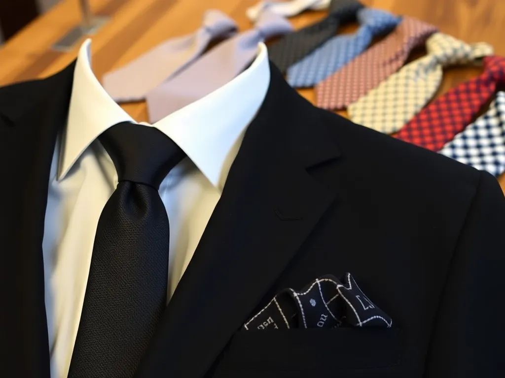 Jaki krawat do czarnego garnituru?