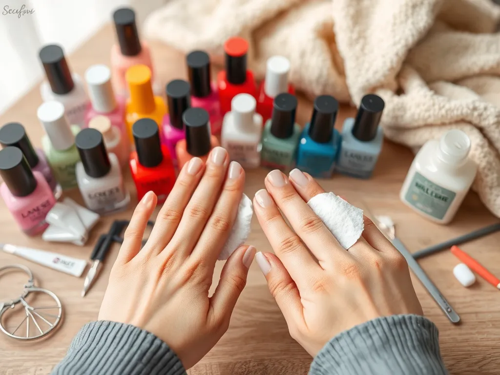 Jak ściągnąć paznokcie żelowe w domu?