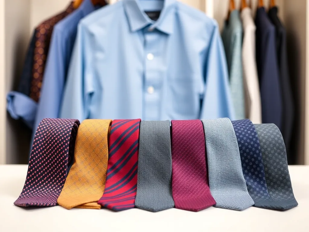 Jaki krawat do niebieskiej koszuli?