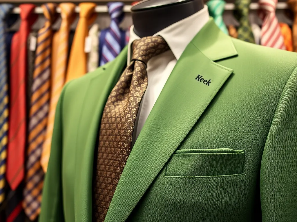 Jaki krawat do zielonego garnituru?