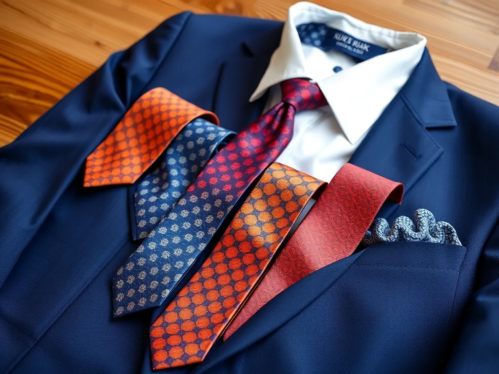 Jaki krawat do granatowego garnituru?